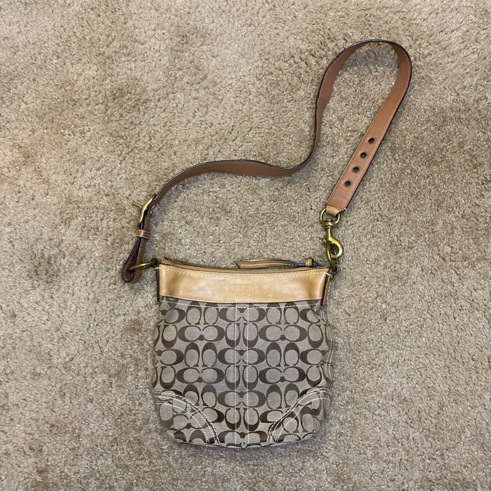 COACH Signature C Jacquard Medium Duffle Shoulder Bag - Picture 3 of 5